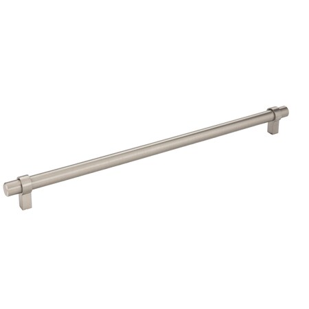 Jeffrey Alexander 673 mm Center-to-Center Satin Nickel Key Grande Cabinet Bar Pull 5673SN